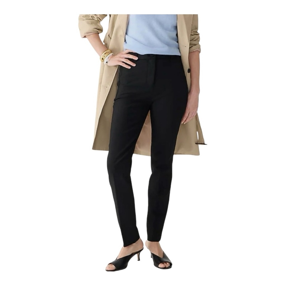 NWT J.Crew Cropped Pant in Four-Season Stretch Sz 0T G9062